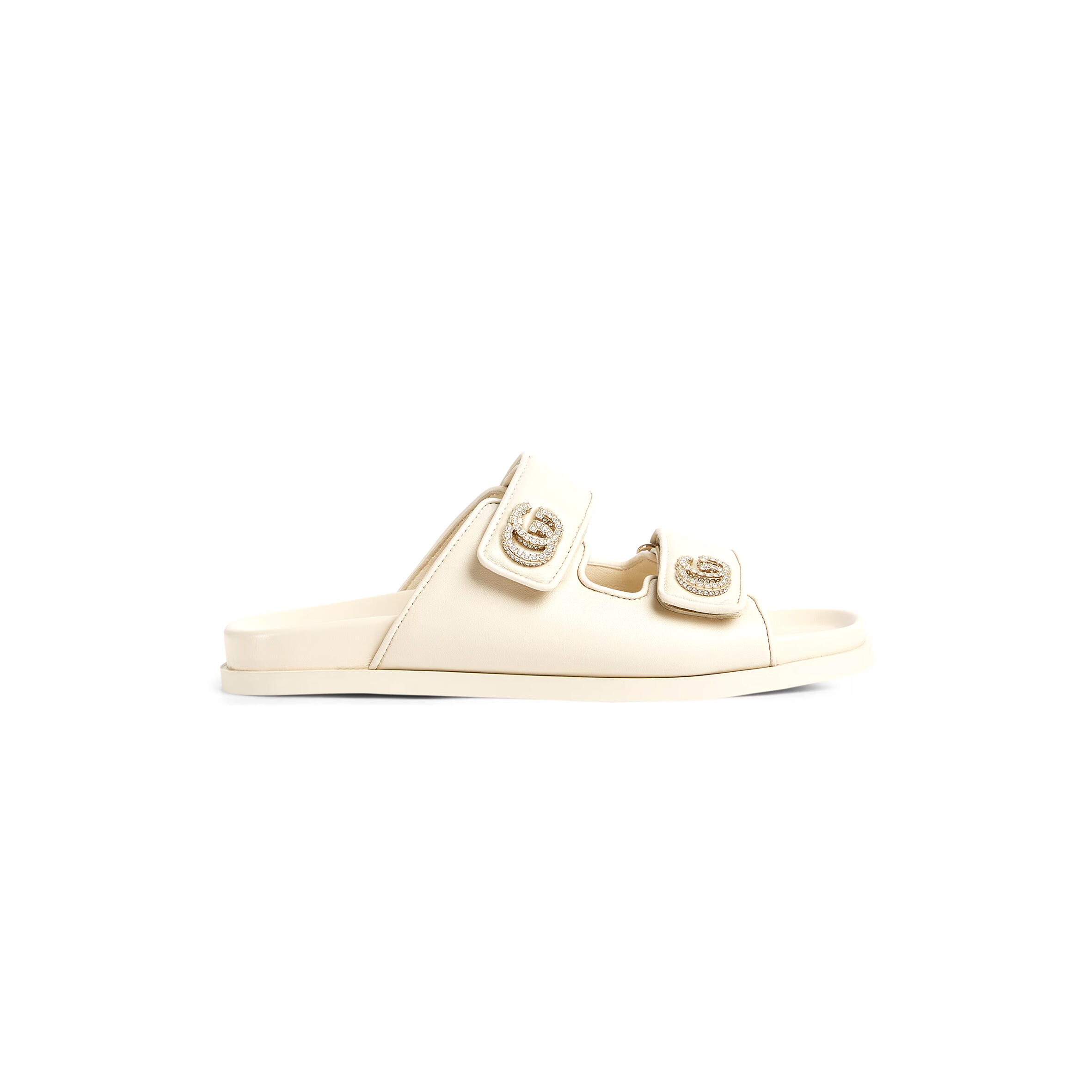 GUCCI WOMEN'S SANDAL WITH CRYSTAL DOUBLE G 816633 GUCCI WOMEN'S SANDAL WITH CRYSTAL DOUBLE G 816633